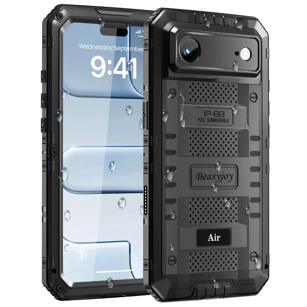iPhone 17 Air waterproof Case with Heavy-Duty Cover