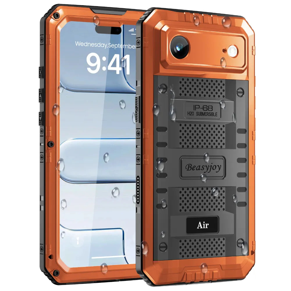 iPhone 17 Air waterproof Case with Heavy-Duty Cover
