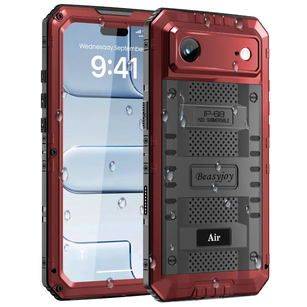 iPhone 17 Air waterproof Case with Heavy-Duty Cover