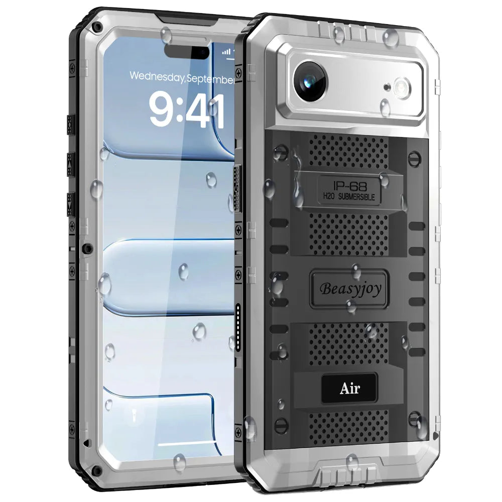 iPhone 17 Air waterproof Case with Heavy-Duty Cover