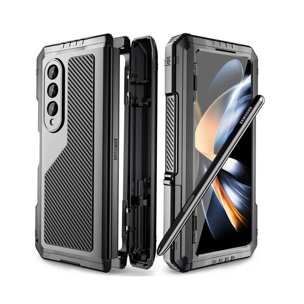 Galaxy Z Fold 4 Case with Hinge Protection and Holder