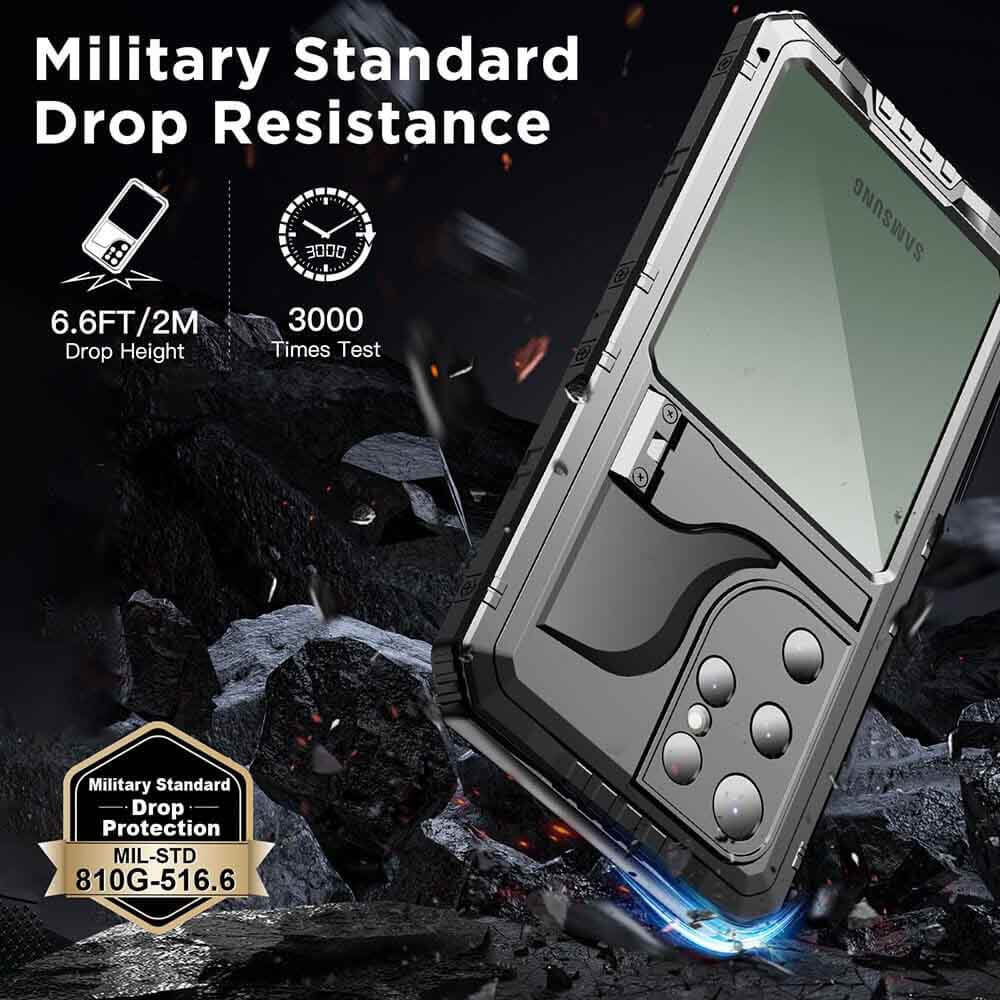 Samsung Galaxy S23 Ultra Waterproof Case with Built-in Screen Protector