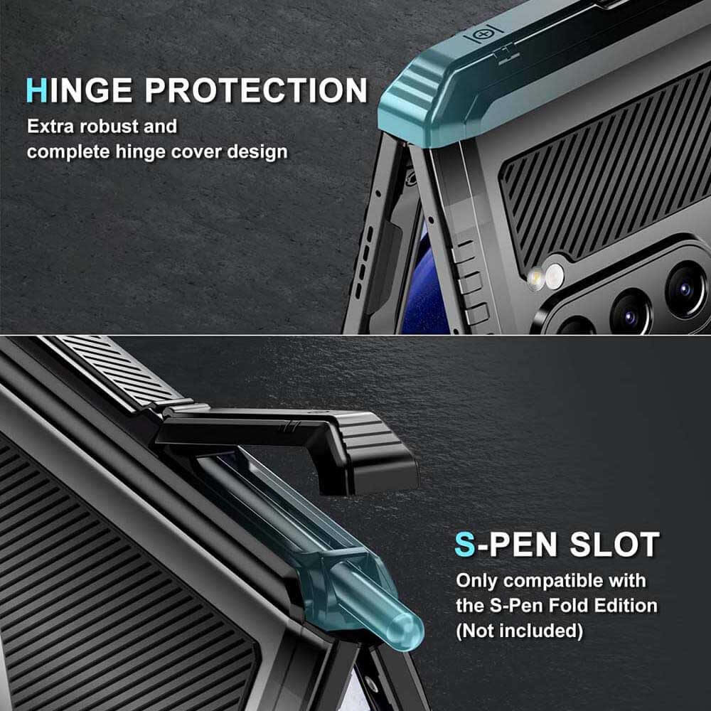 Galaxy Z Fold 5 Case with Pen and Hinge Protection