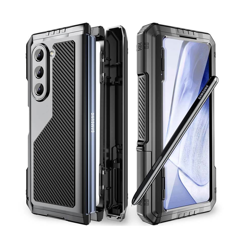 Galaxy Z Fold 5 Case with Pen and Hinge Protection