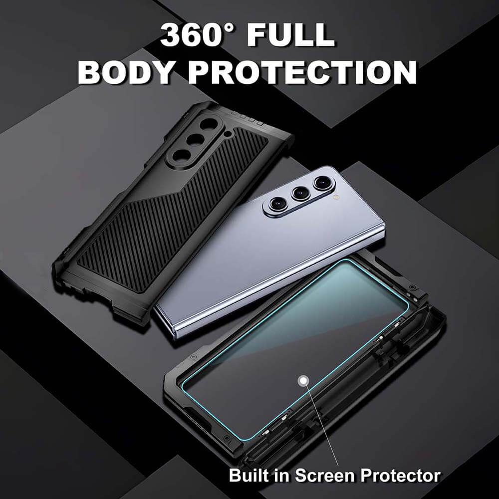 Galaxy Z Fold 5 Case with Pen and Hinge Protection