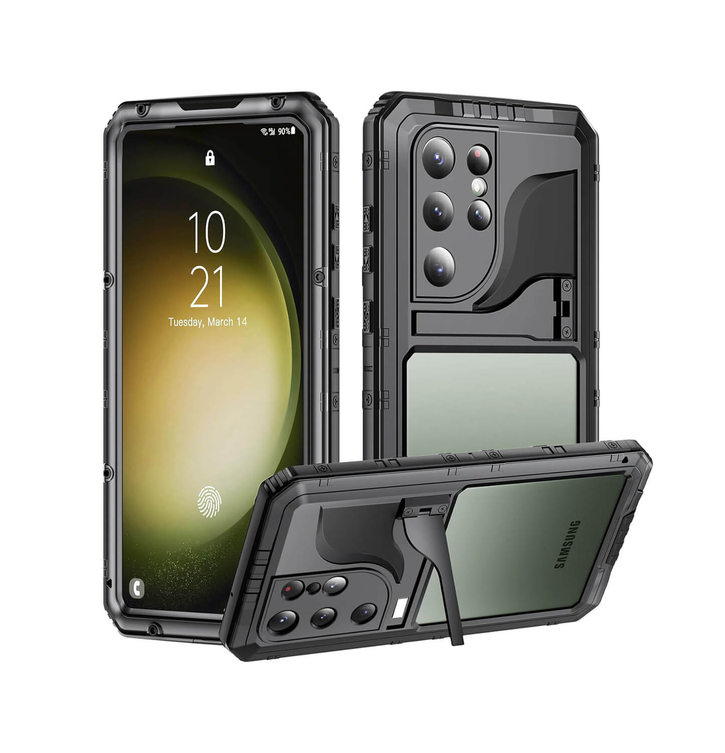 Samsung Galaxy S23 Ultra Waterproof Case with Built-in Screen Protector