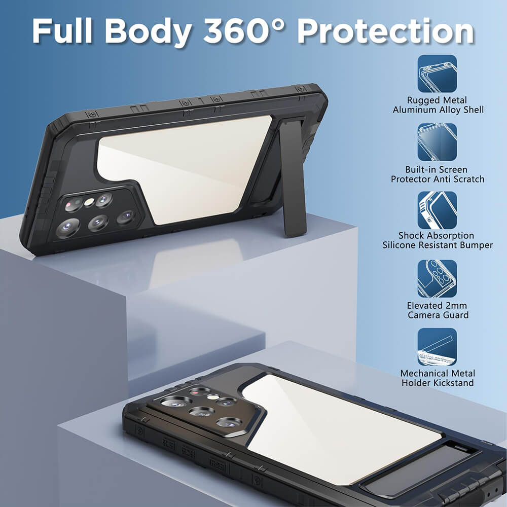 Samsung S24 Ultra Waterproof Case With Military Grade Drop Protection